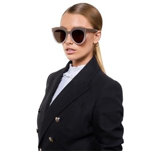 Valley Eyewear Jawbone Sunglasses in Toffee Fade to Ivory with Brown Lens